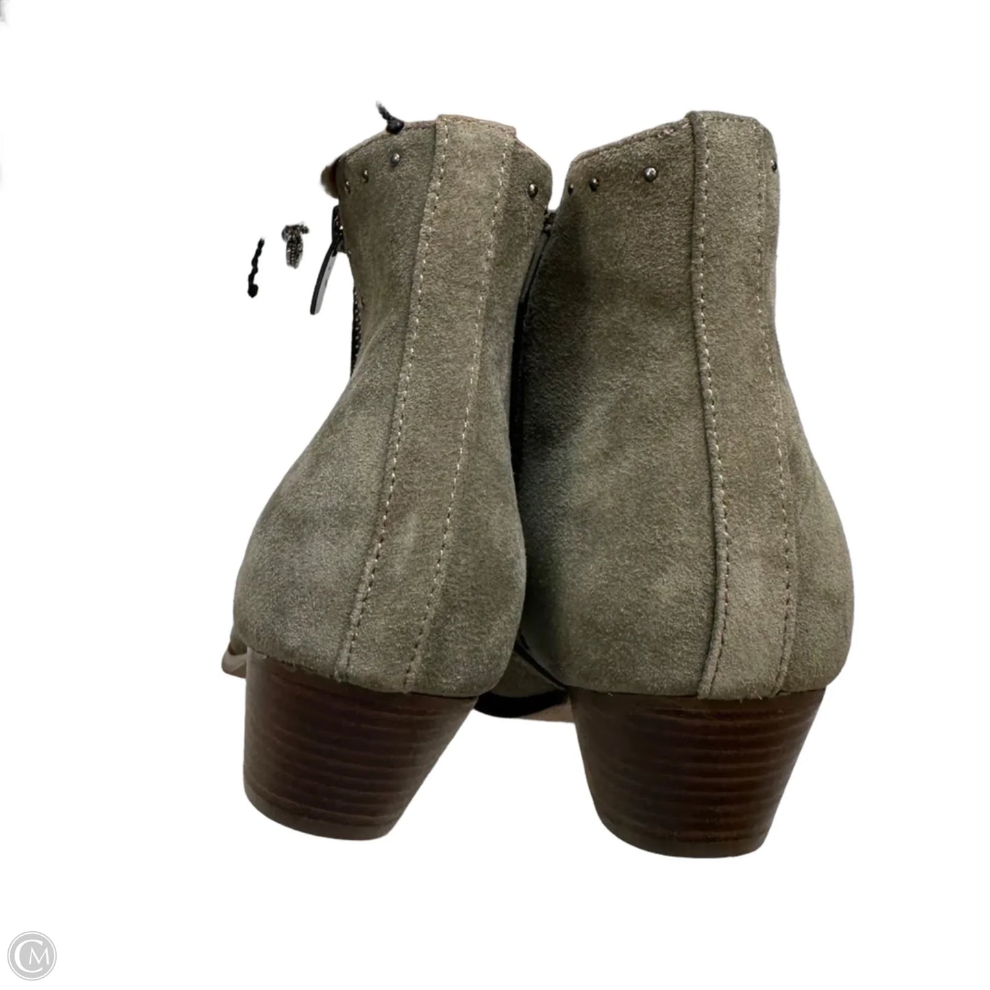 Boots Ankle Flats By Marc Fisher In Green, Size: 9