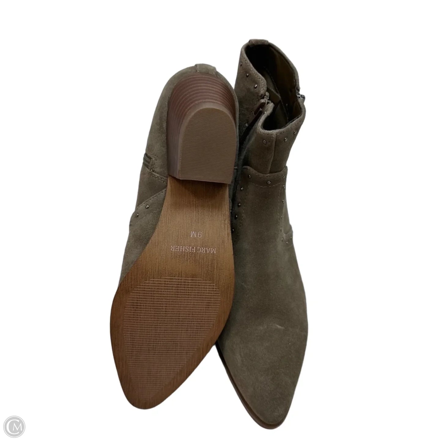 Boots Ankle Flats By Marc Fisher In Green, Size: 9