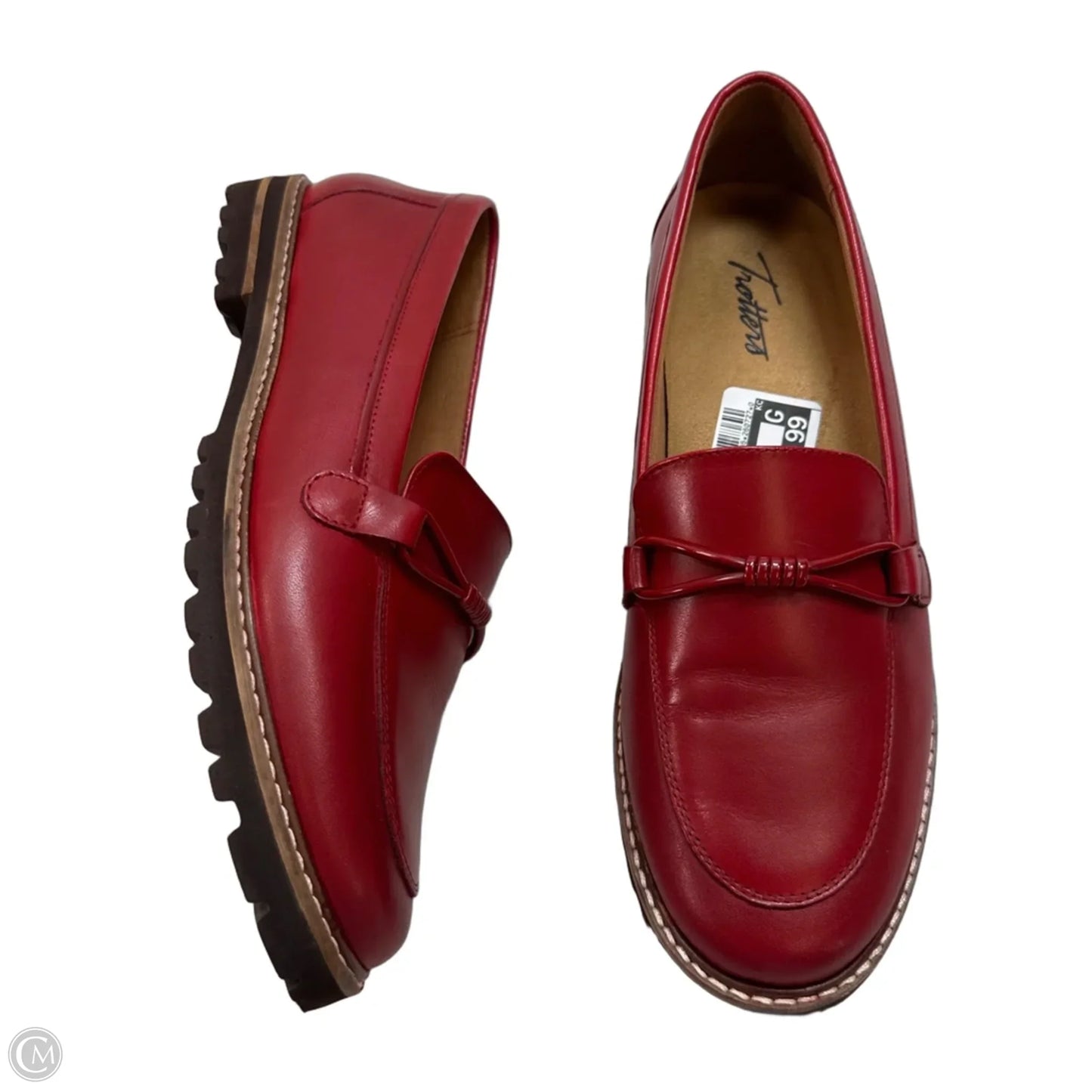 Shoes Flats By Clothes Mentor In Red, Size: 9
