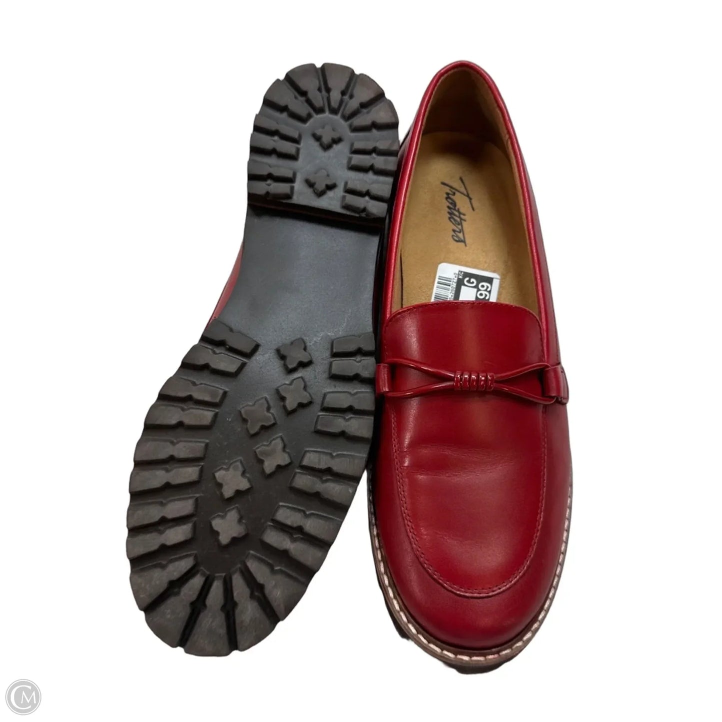 Shoes Flats By Clothes Mentor In Red, Size: 9