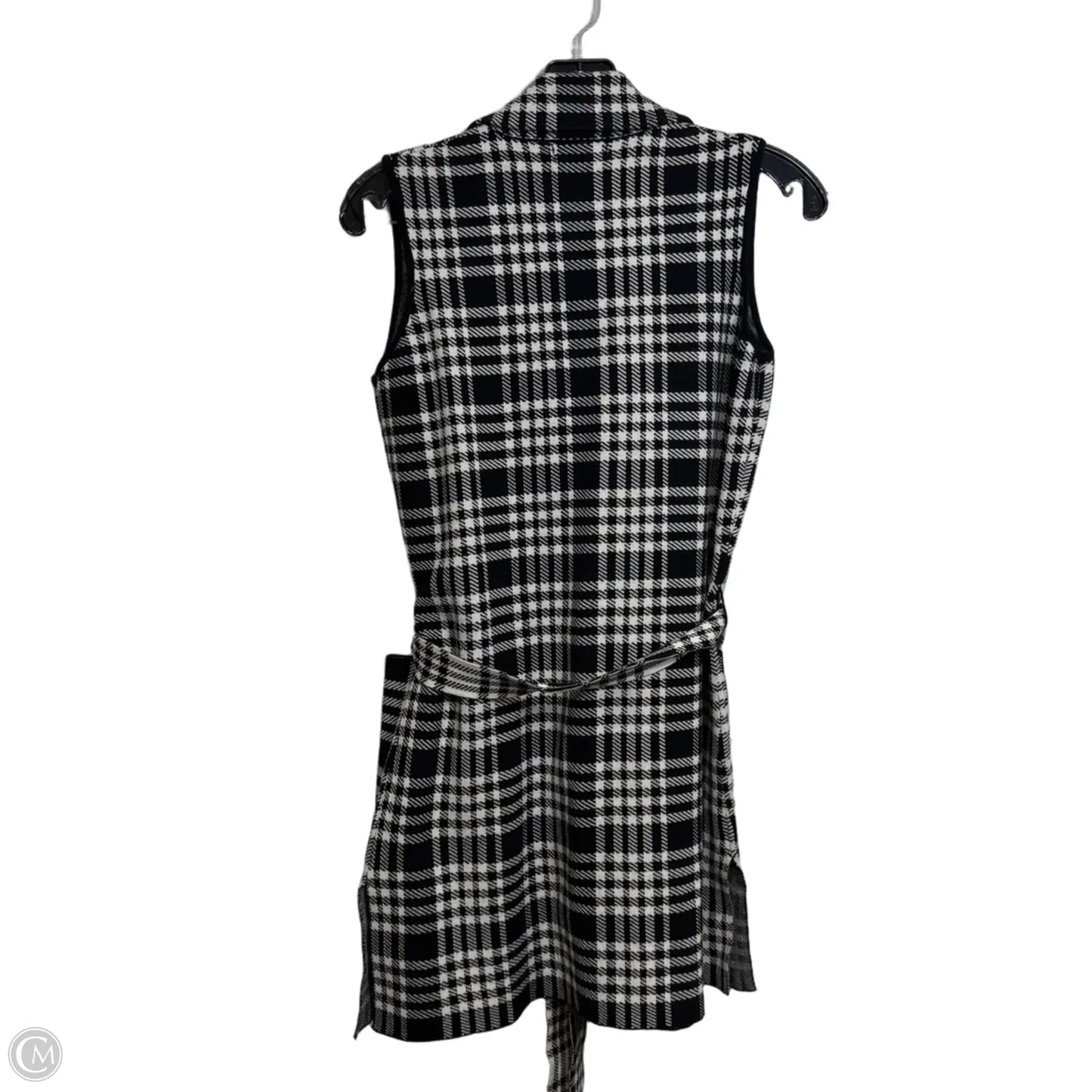 Vest Other By Adrienne Vittadini In Black & White, Size: Xs