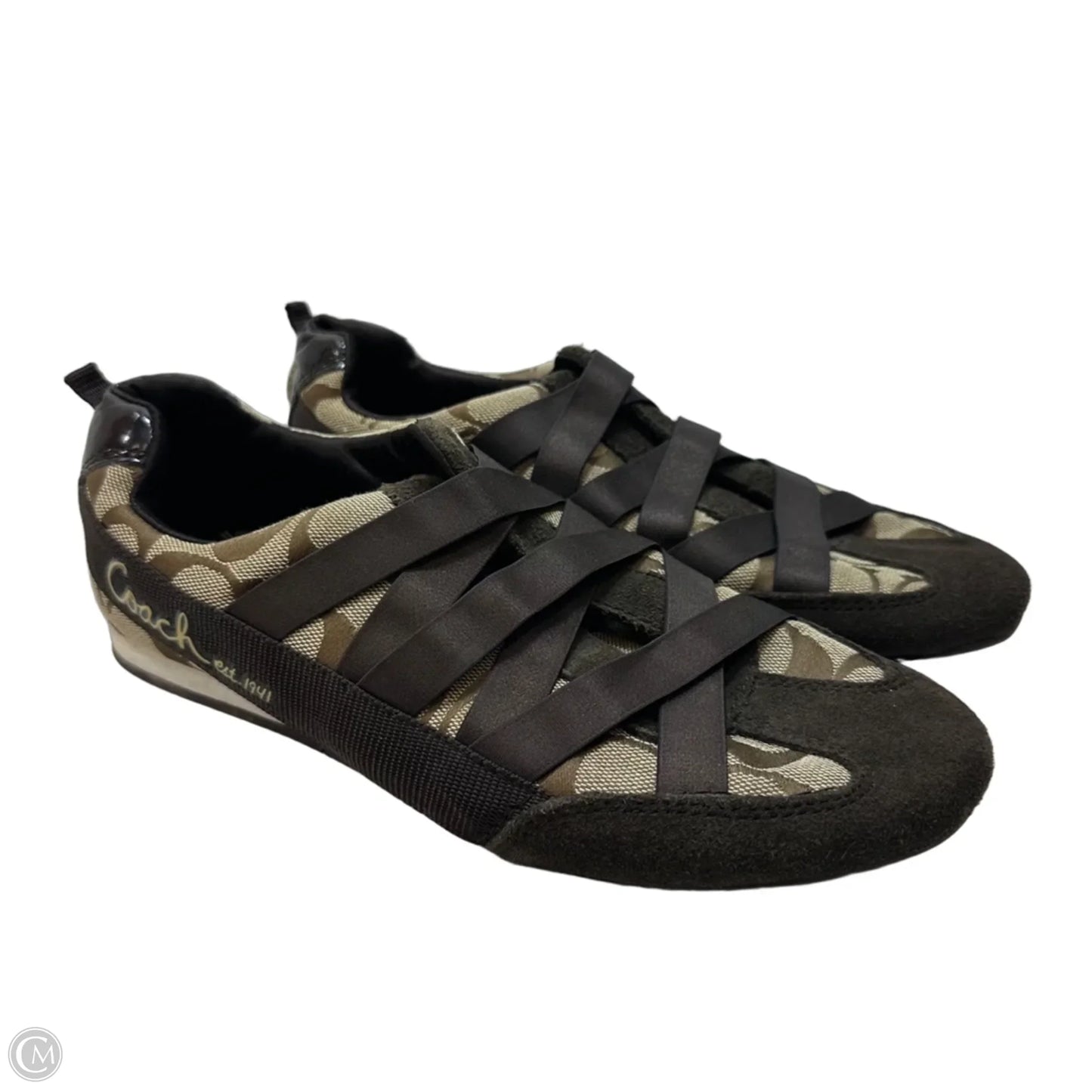 Shoes Designer By Coach In Brown, Size: 7