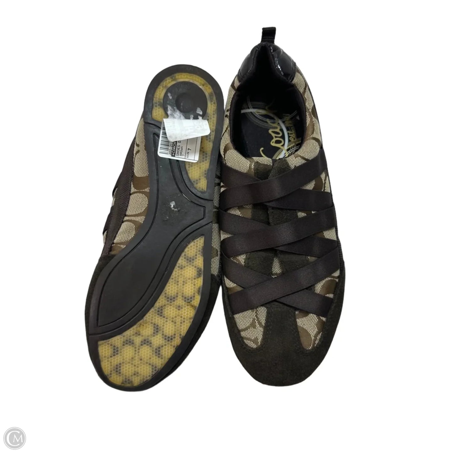Shoes Designer By Coach In Brown, Size: 7