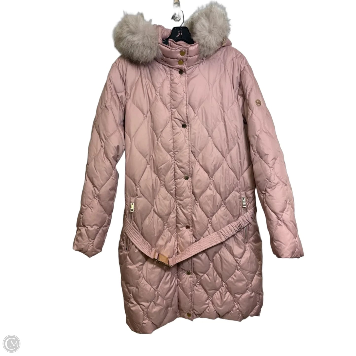 Jacket Puffer & Quilted By Michael By Michael Kors In Pink, Size: 3x