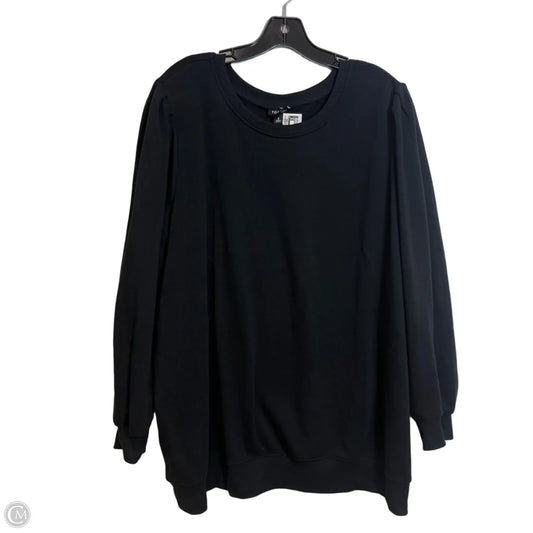Sweatshirt Crewneck By Torrid In Black, Size: 4x