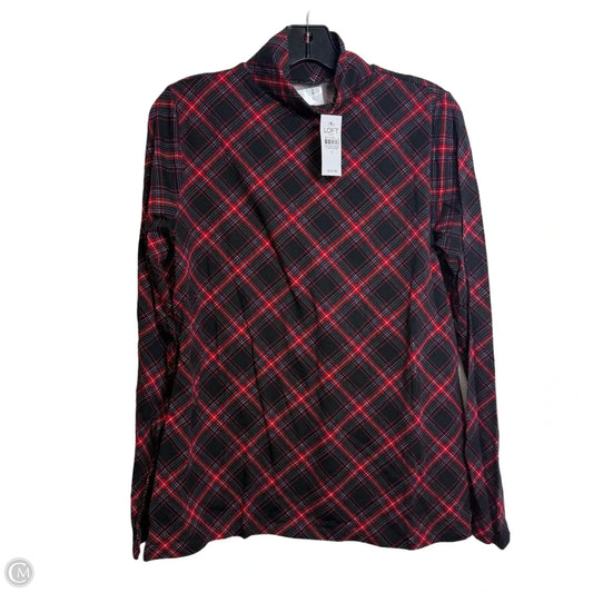 Top Long Sleeve By Loft In Multi-colored, Size: L