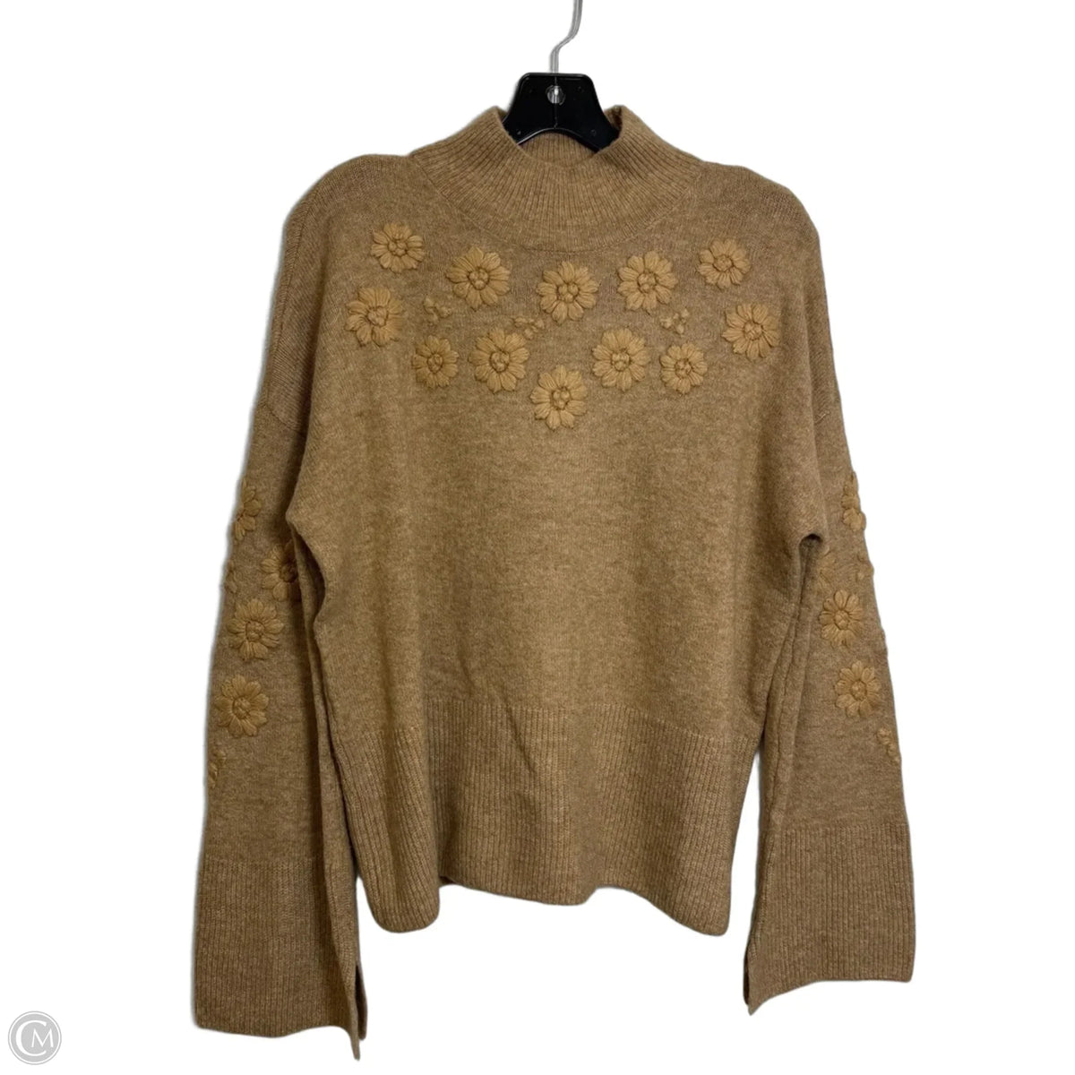 Sweater By Cece In Tan, Size: M