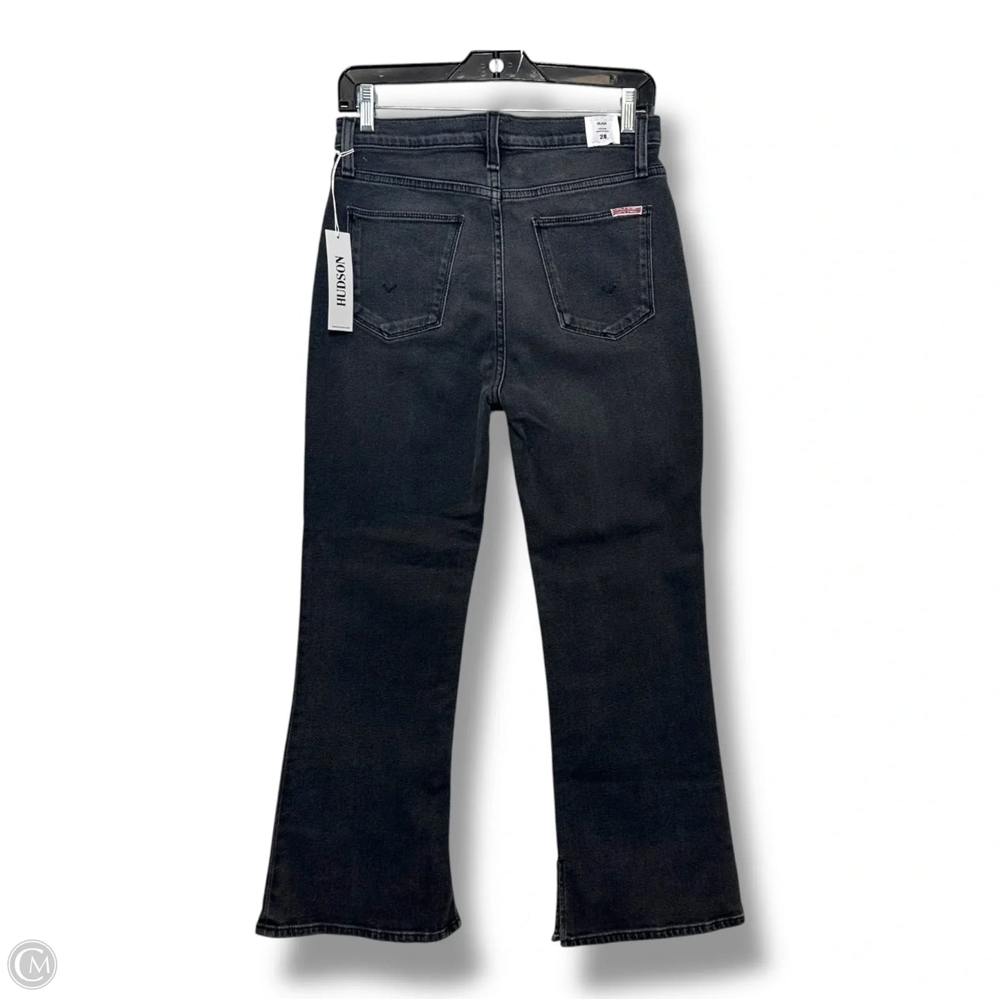 Jeans High rise bootcut crop By Hudson In Black, Size: 28