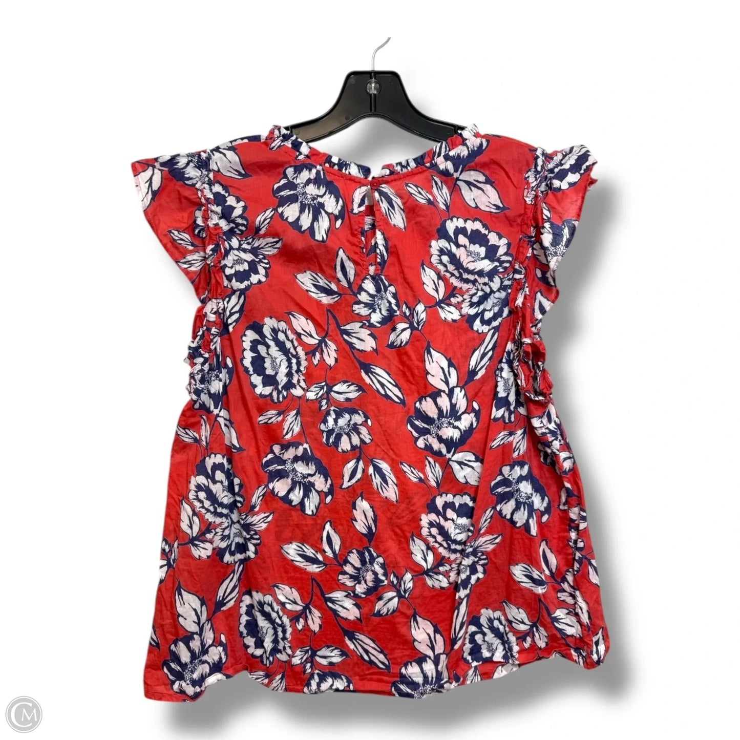 Top Sleeveless By C And C In Floral Print, Size: Xl
