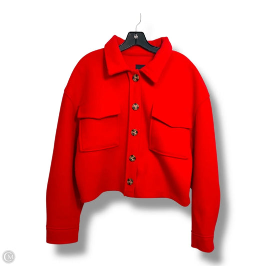 Jacket Shirt By Love Tree In Red, Size: M