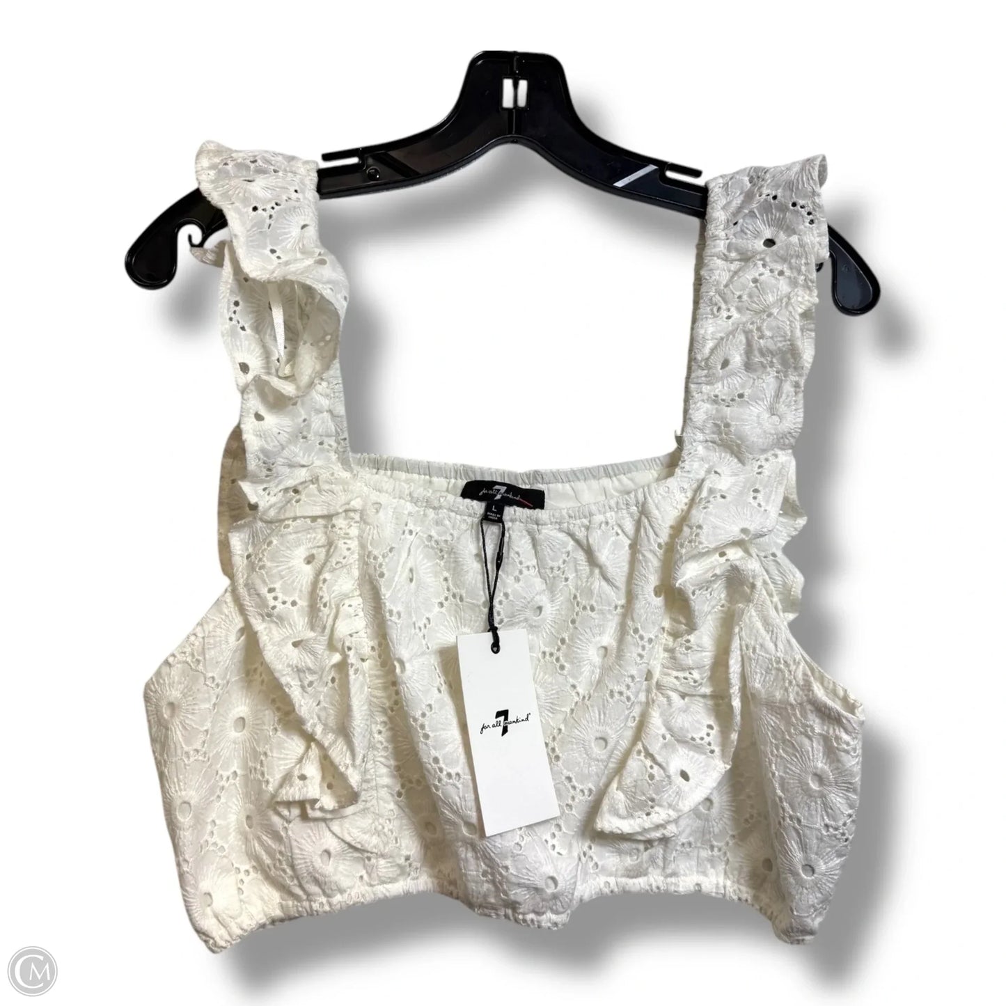 Skirt Set 2pc By 7 For All Mankind In White, Size: L