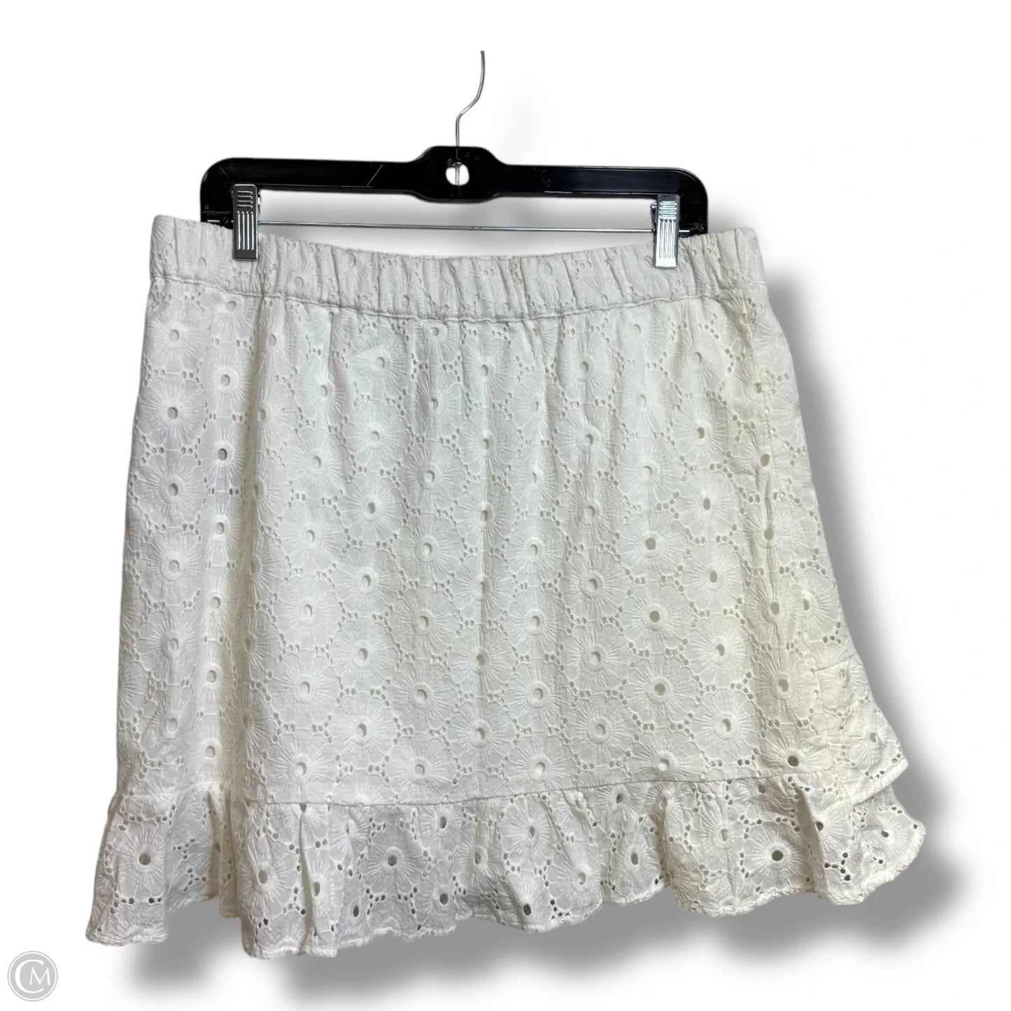 Skirt Set 2pc By 7 For All Mankind In White, Size: L