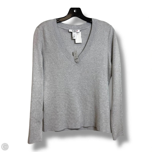 Sweater By White House Black Market In Silver, Size: M