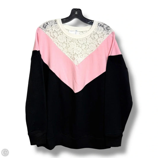 Sweatshirt Crewneck By Torrid In Multi-colored, Size: L