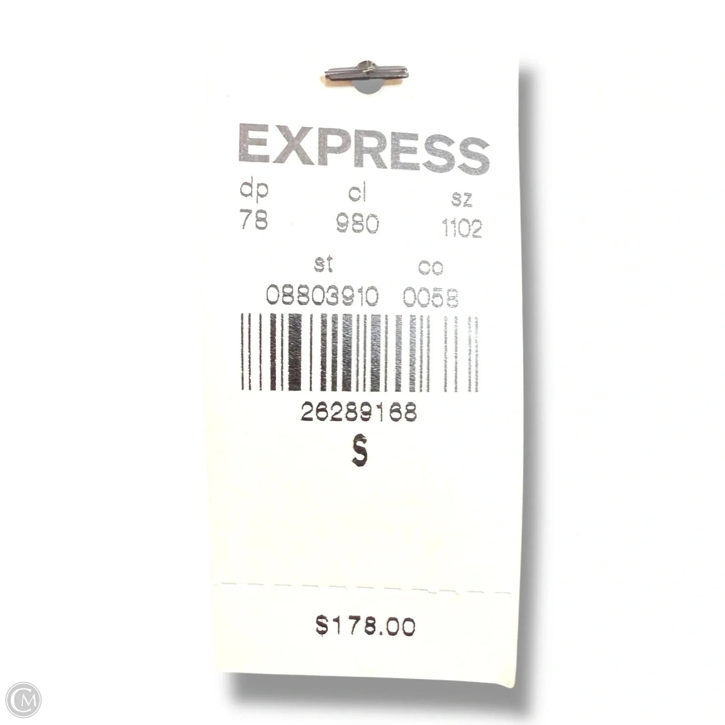 Coat Other By Express In Black, Size: S