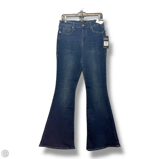 Jeans Flared By True Religion In Blue Denim, Size: 8