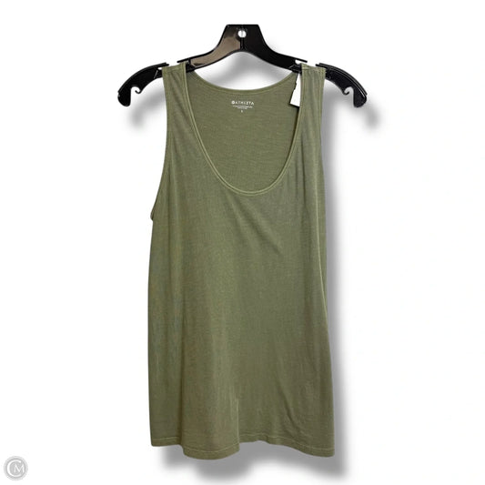 Tank Top By Athleta In Green, Size: S