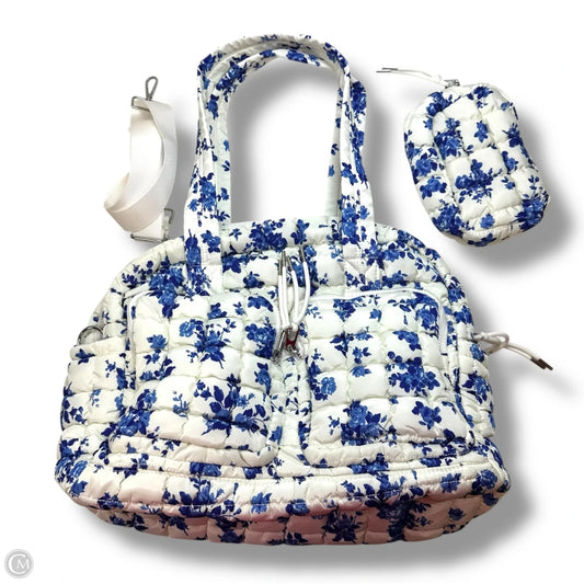 Travel Tote & matching makeup bag By Pink Lily, Size: Medium