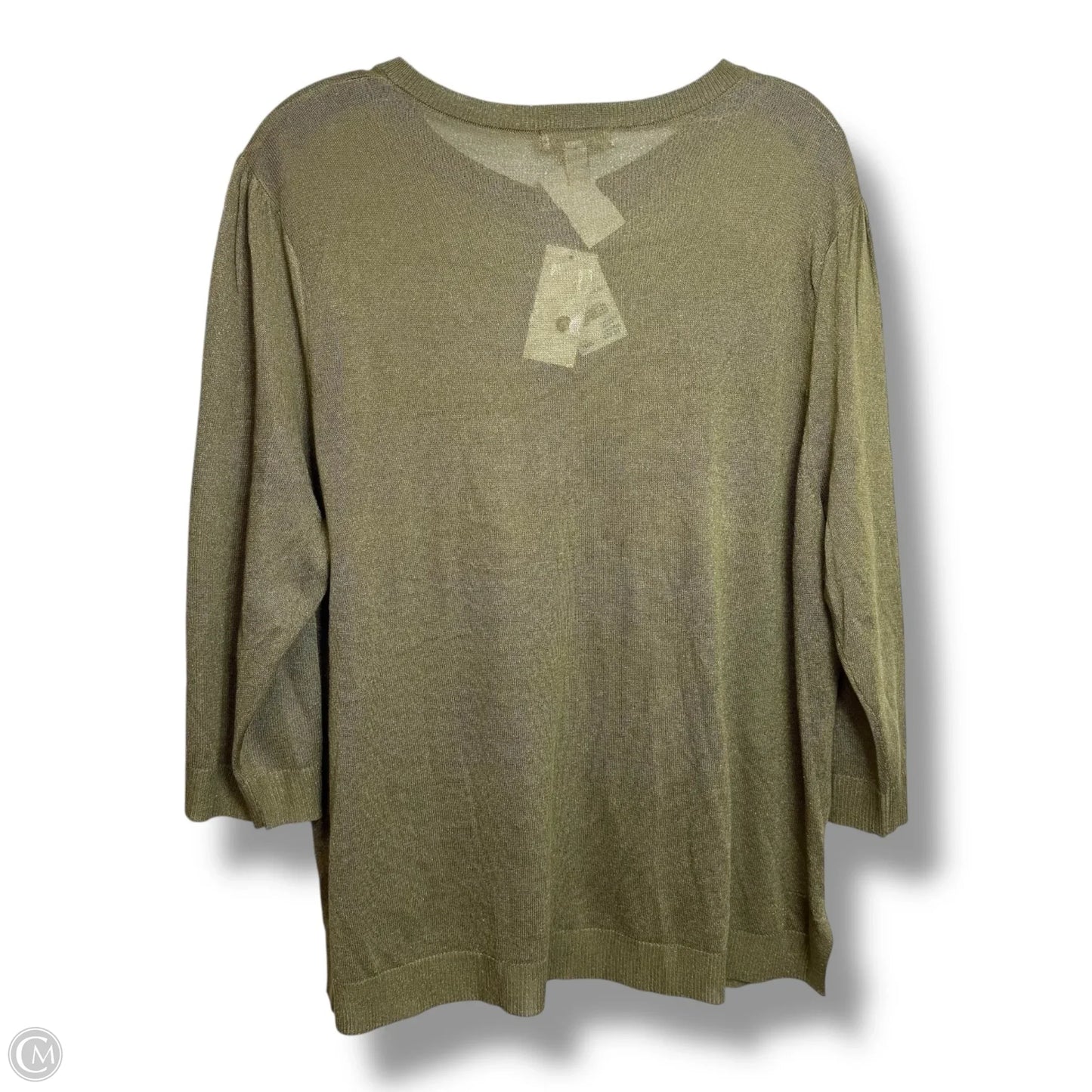 Cardigan By Cato In Green, Size: 18