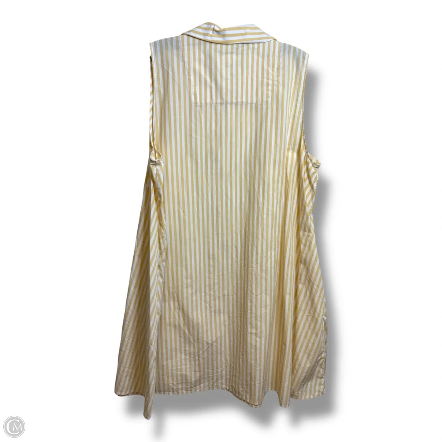 Dress Casual Midi By Banana Republic In Striped Pattern, Size: Xl