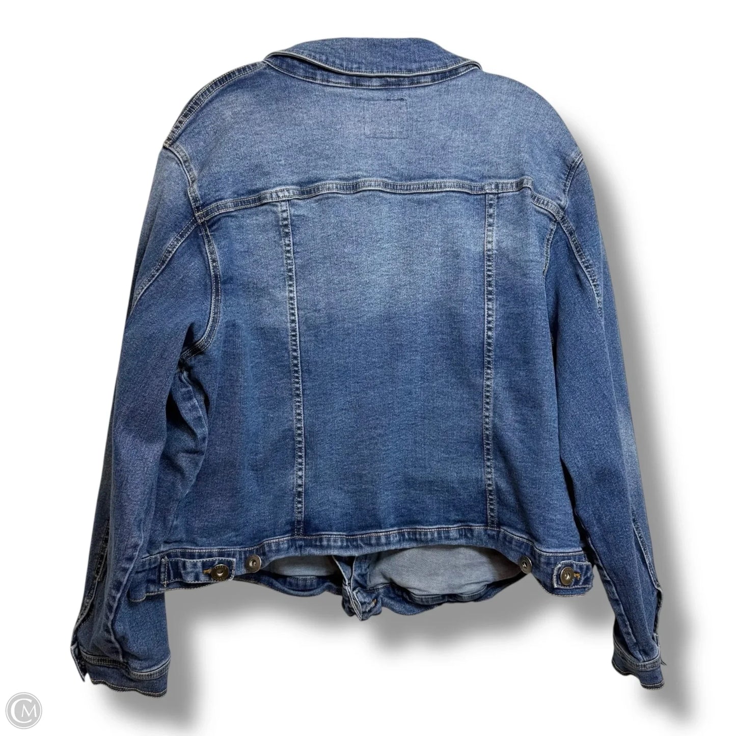 Jacket Denim By Torrid In Blue Denim, Size: 4