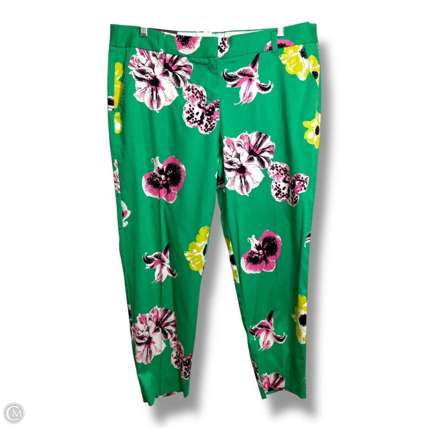 Pants Cropped By J. Crew In Floral Print, Size: 12