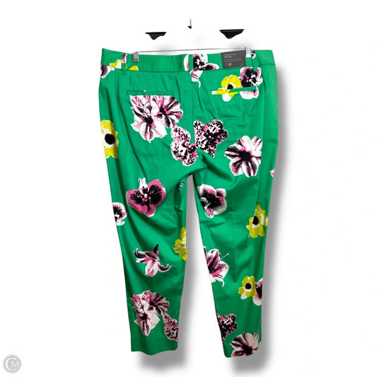 Pants Cropped By J. Crew In Floral Print, Size: 12