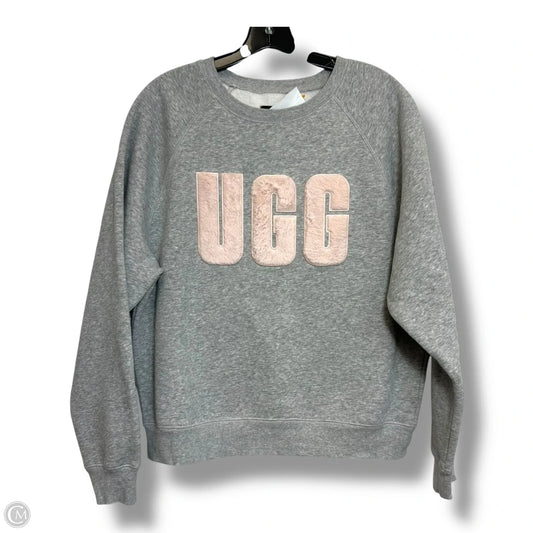 Sweatshirt Designer By Ugg In Grey, Size: L