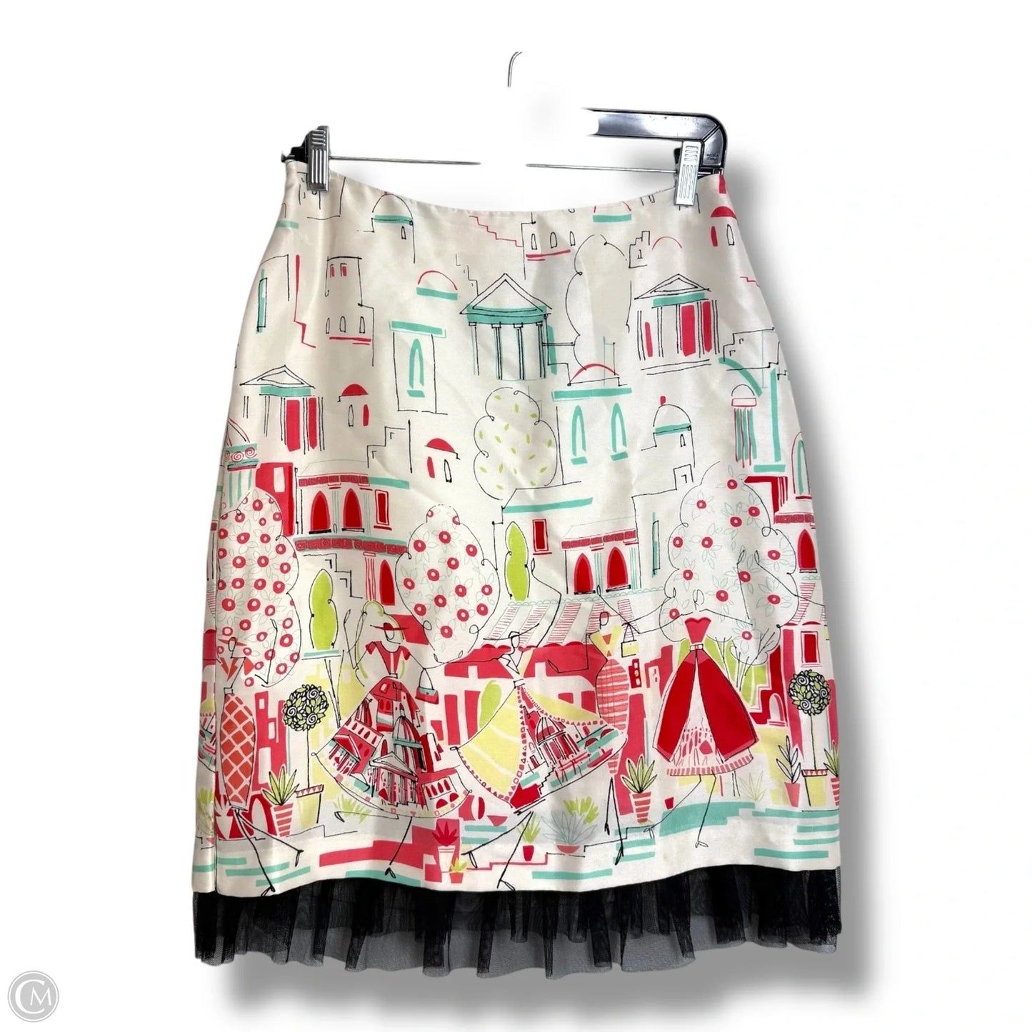 Skirt Midi By Grace Elements In Multi-colored, Size: 10