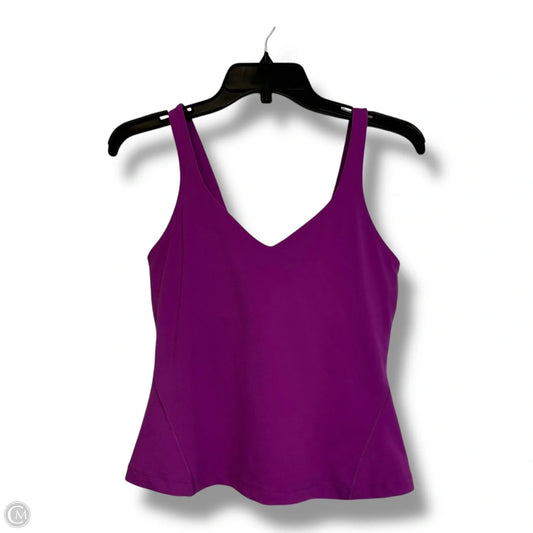 Athletic Tank Top By Lululemon In Purple, Size: M