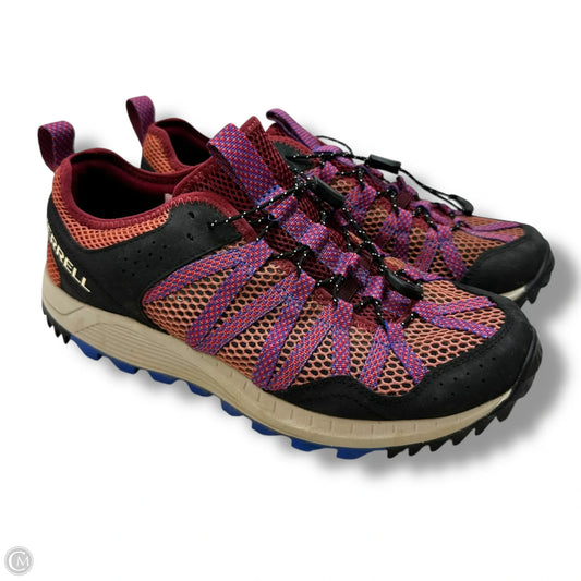Shoes Athletic By Merrell In Multi-colored, Size: 9.5