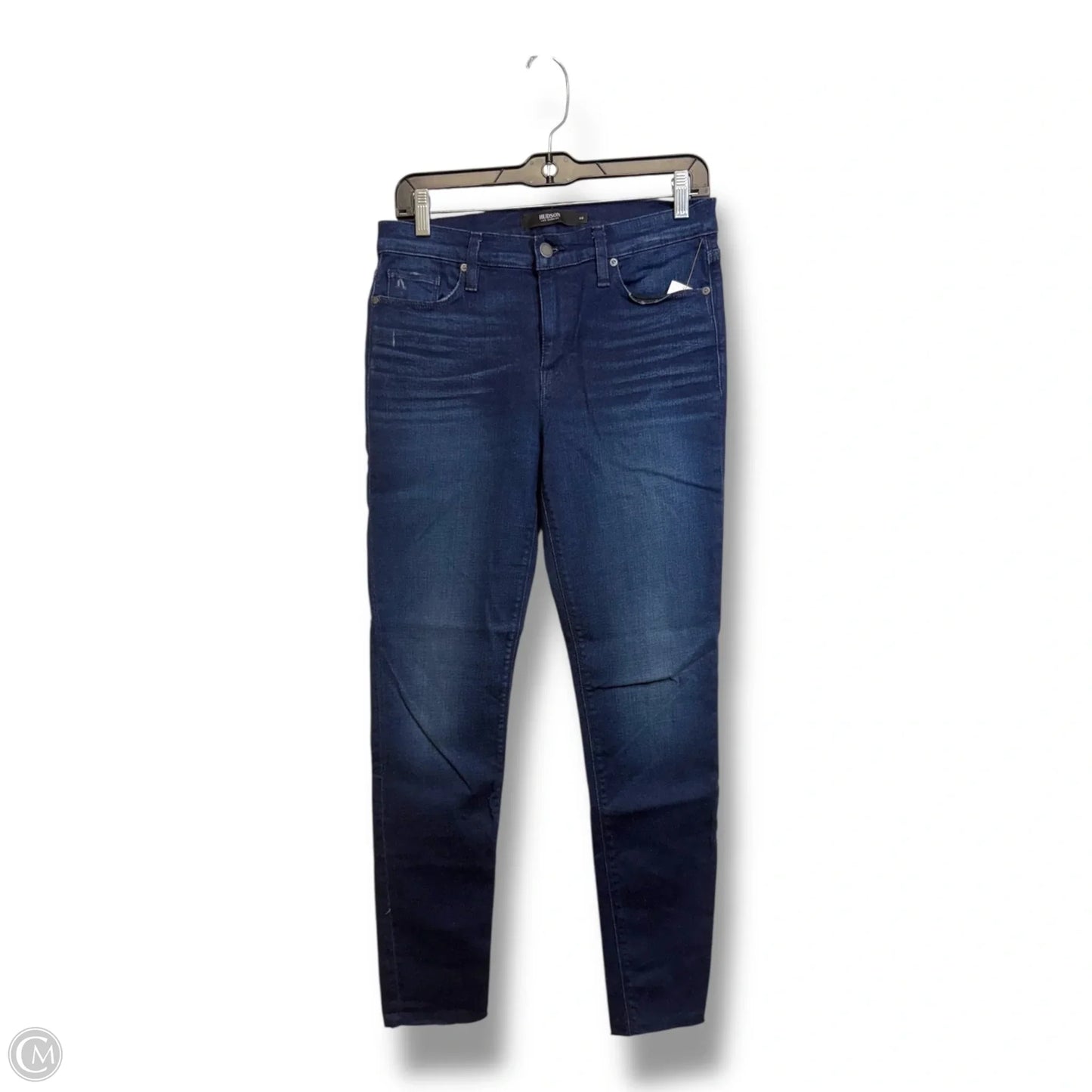 Jeans Skinny By Hudson In Blue Denim, Size: 6