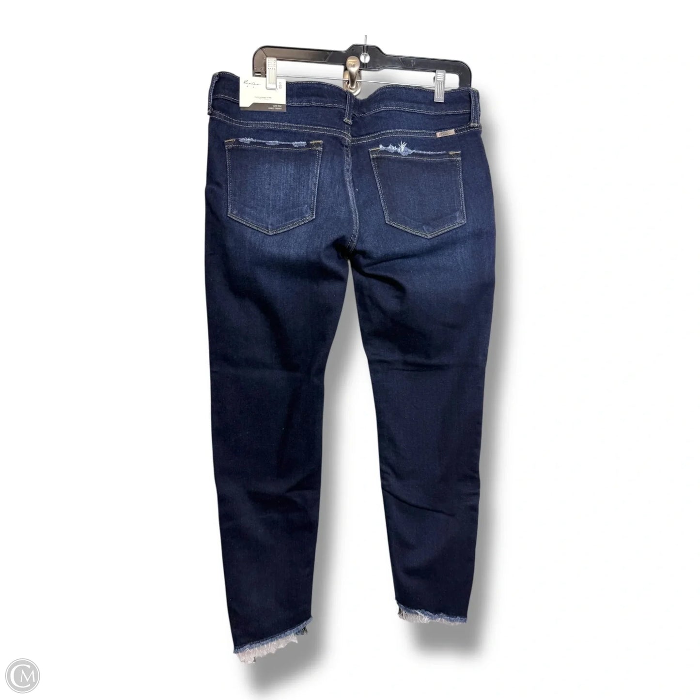 Jeans Skinny By Kancan In Blue Denim, Size: 14