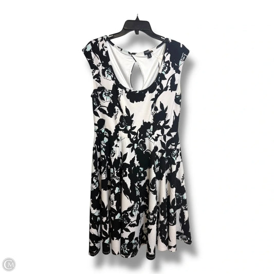 Dress Party Midi By Torrid In Black & White, Size: M