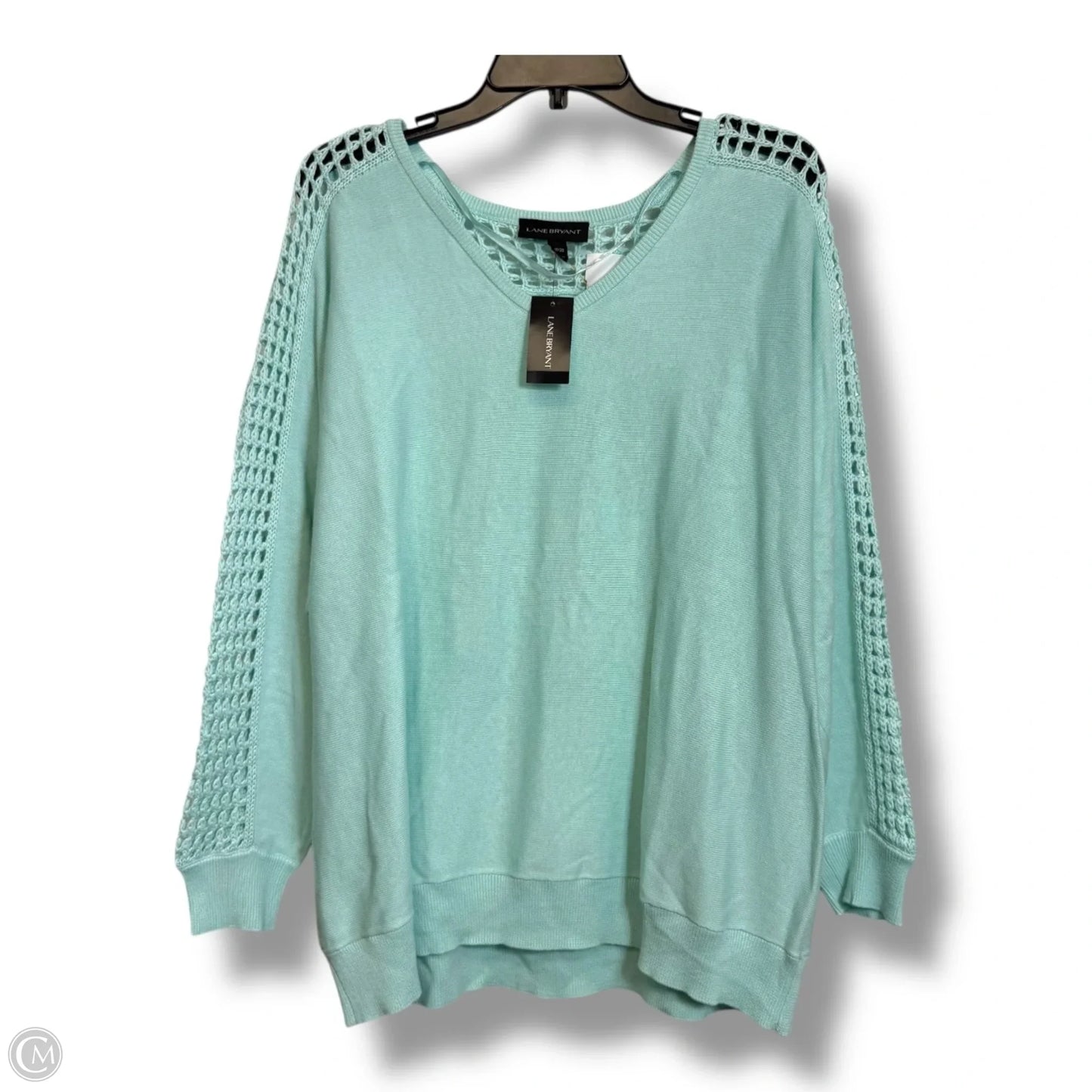 Sweater By Lane Bryant In Aqua, Size: 1x