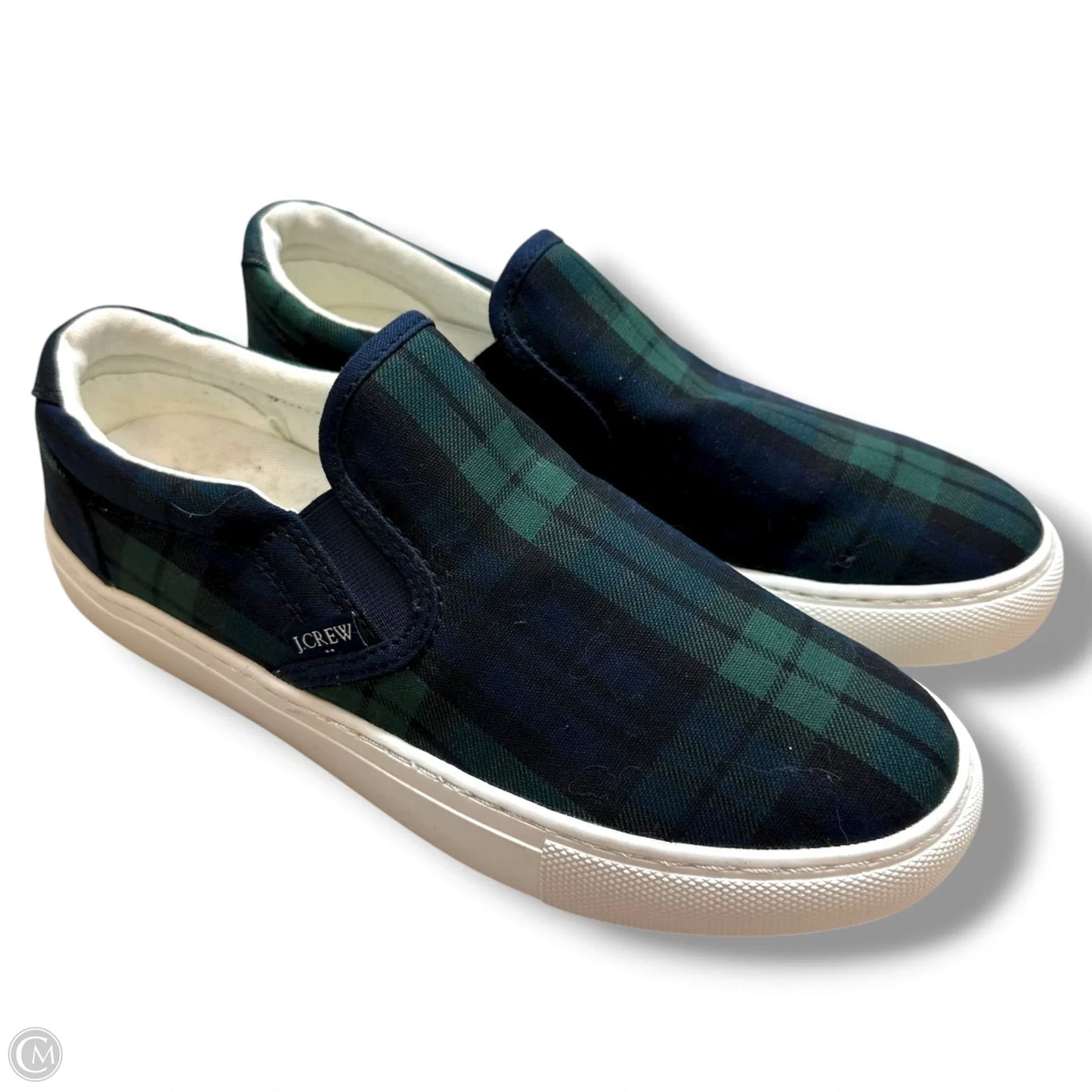 Shoes Sneakers Platform By J. Crew In Plaid Pattern, Size: 7.5