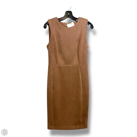 Dress Party Midi By Calvin Klein In Brown, Size: 8