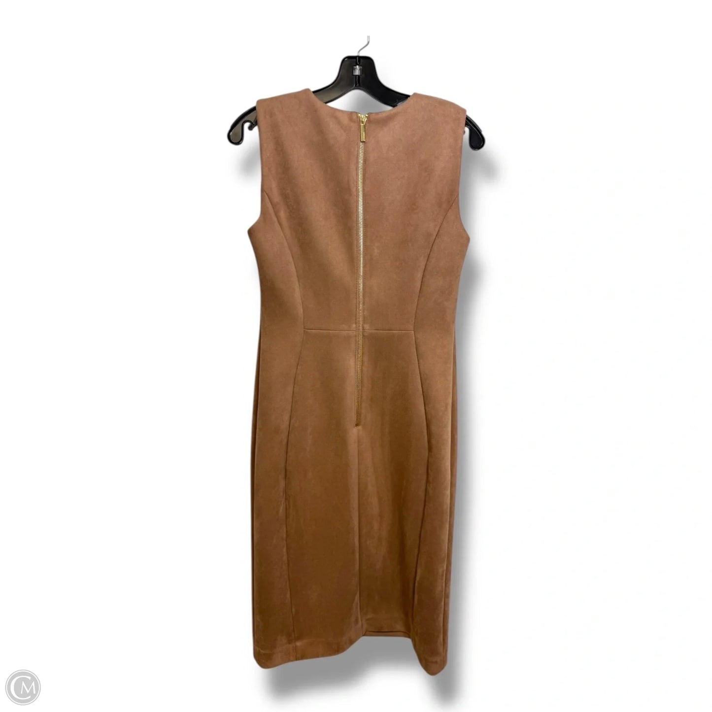 Dress Party Midi By Calvin Klein In Brown, Size: 8