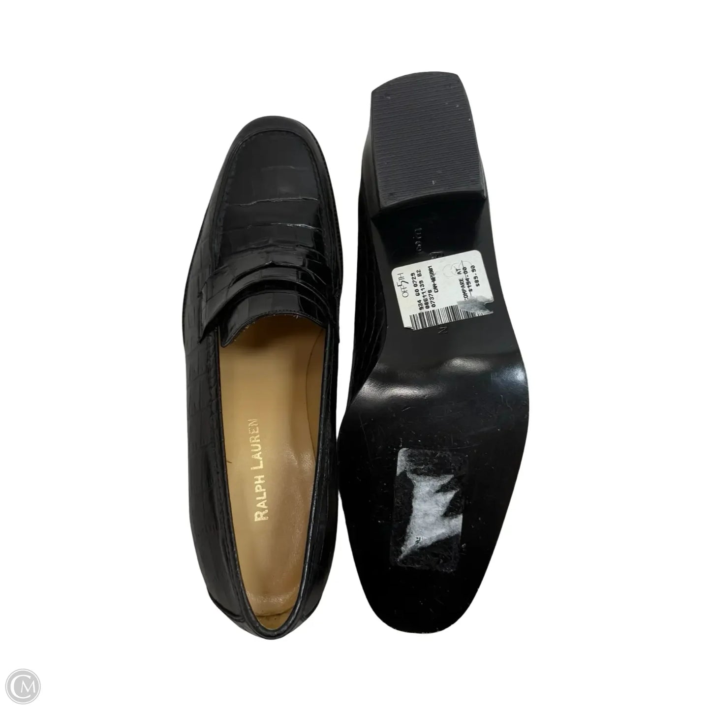 Shoes Heels Block By Ralph Lauren In Black, Size: 8