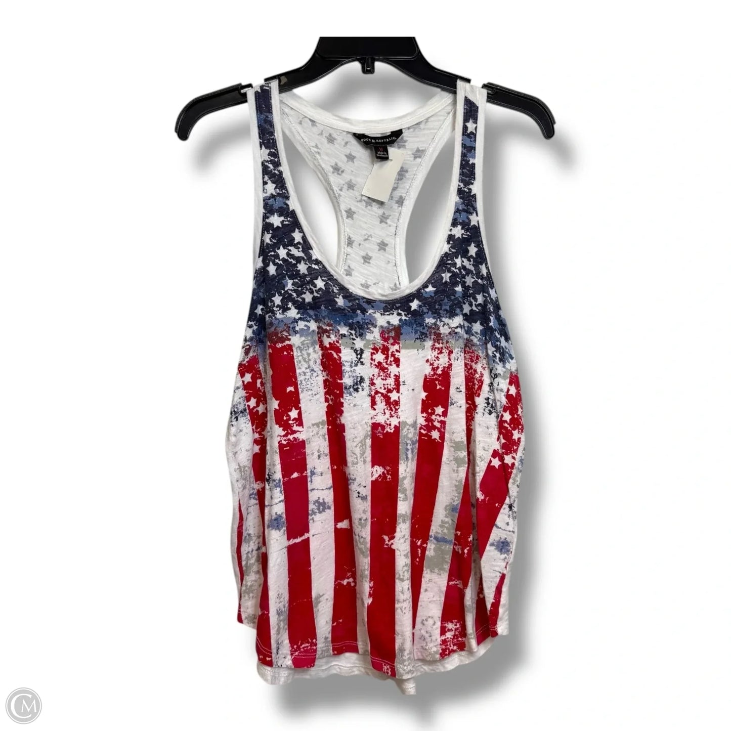 Tank Top By Rock And Republic In Blue Red & White, Size: M