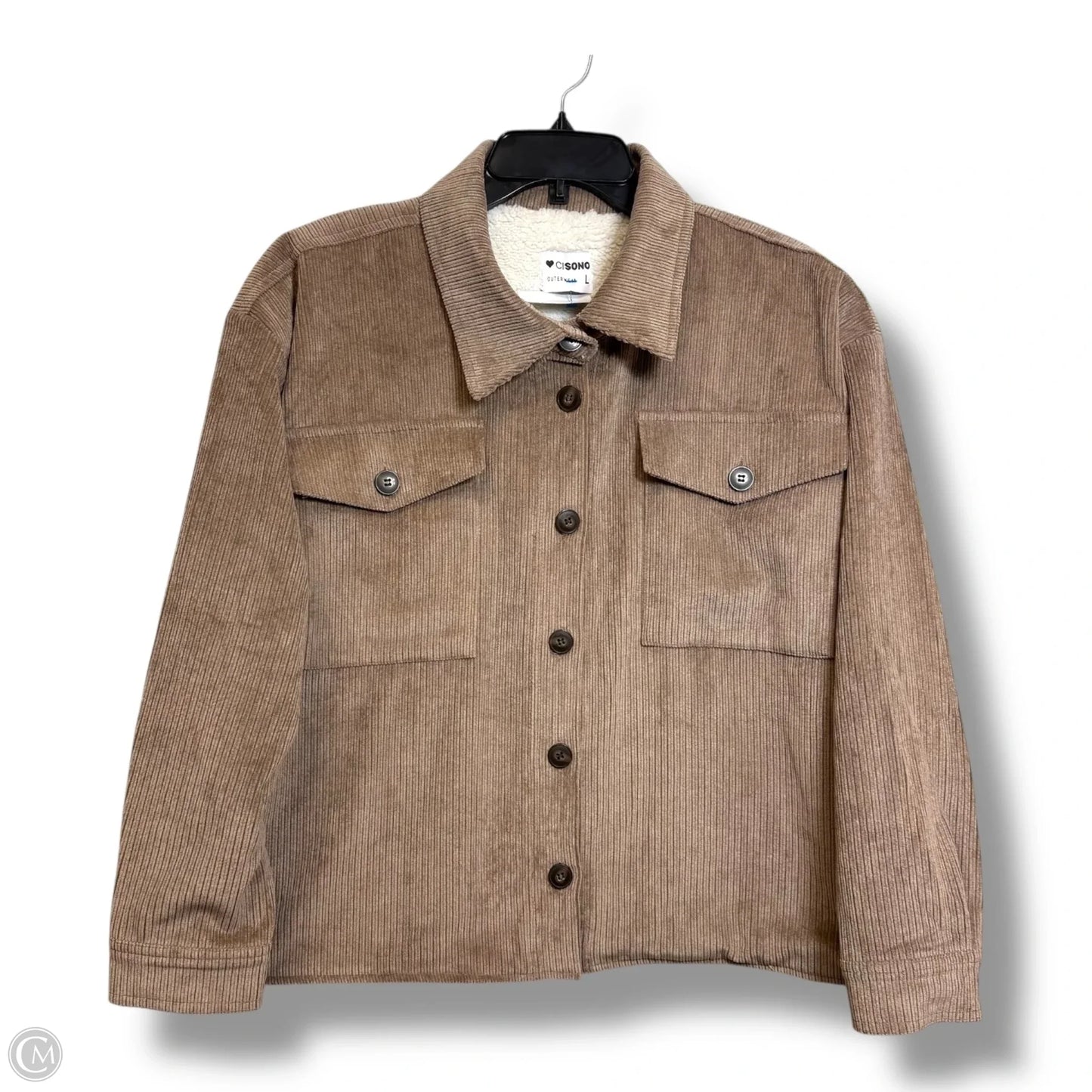 Jacket Other By Ci Sono In Brown, Size: L