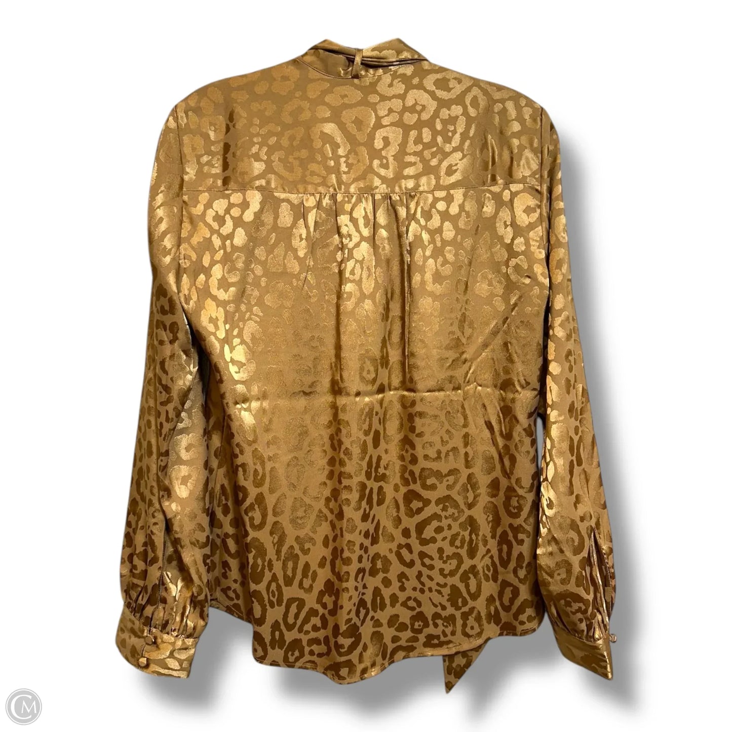 Top Long Sleeve By Express In Animal Print, Size: M