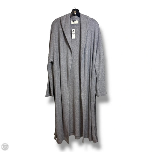 Cardigan By Express In Grey & Silver, Size: M