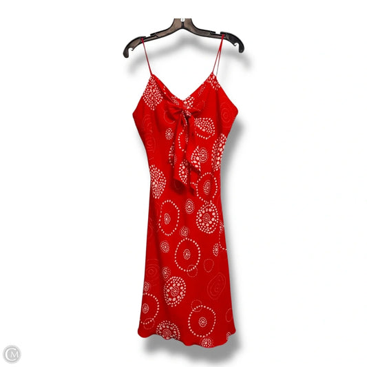Dress Casual Short By Mlle Gabrielle In Red, Size: 10