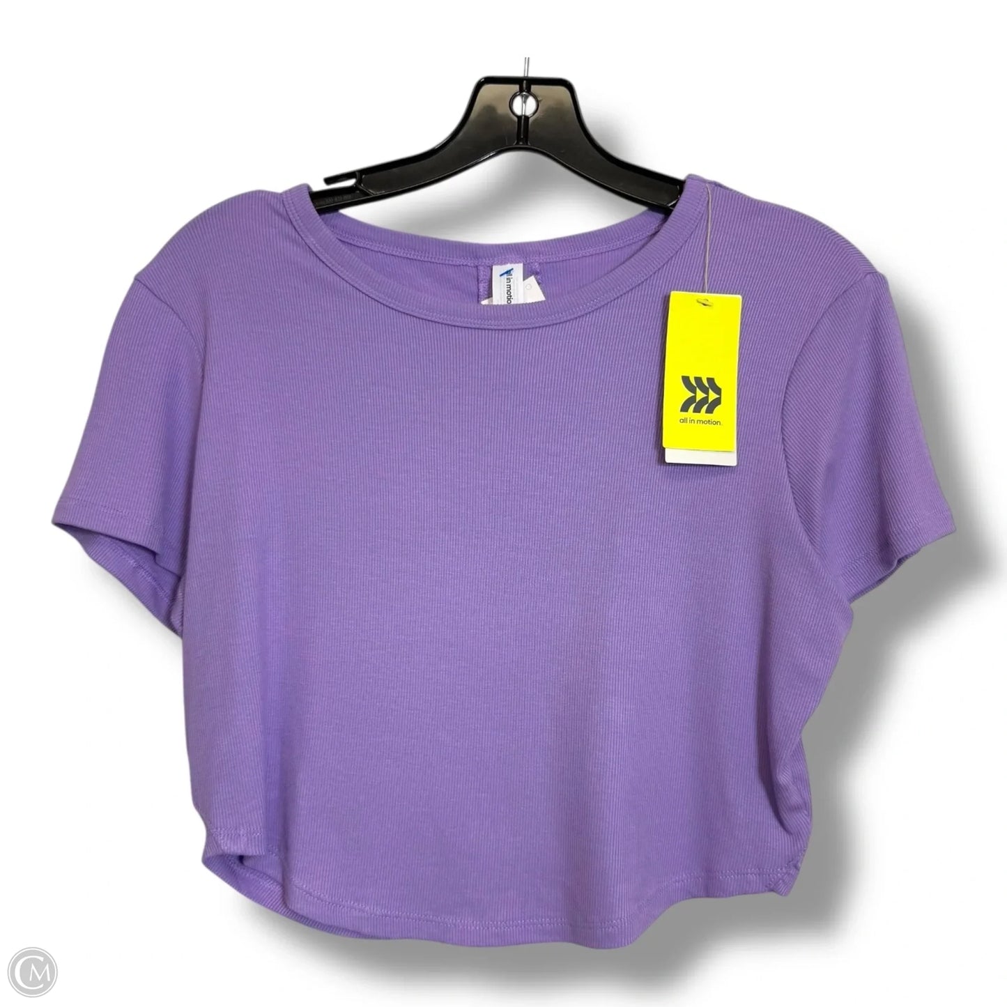 Athletic Top Short Sleeve By All In Motion In Purple, Size: M