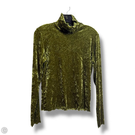 Top Long Sleeve Basic By Clothes Mentor In Green, Size: S