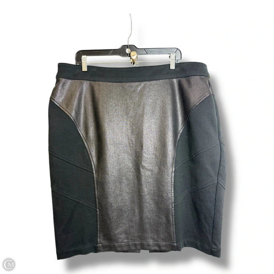 Skirt Mini & Short By Lane Bryant In Black, Size: 20