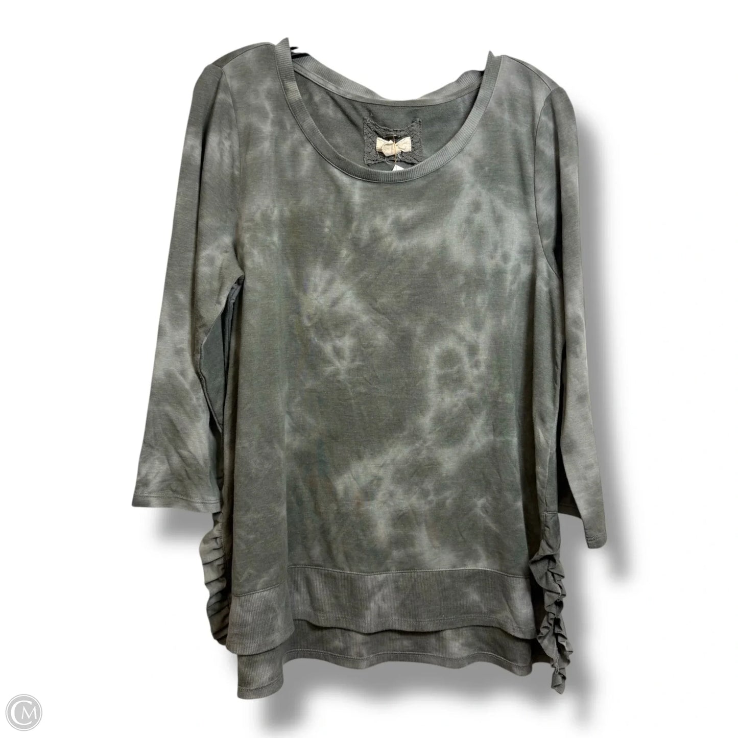 Top Long Sleeve By Cupio In Green, Size: Xl