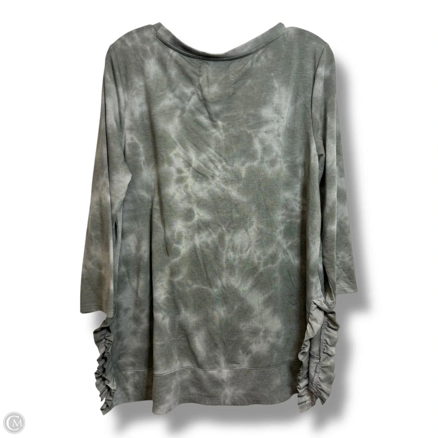 Top Long Sleeve By Cupio In Green, Size: Xl