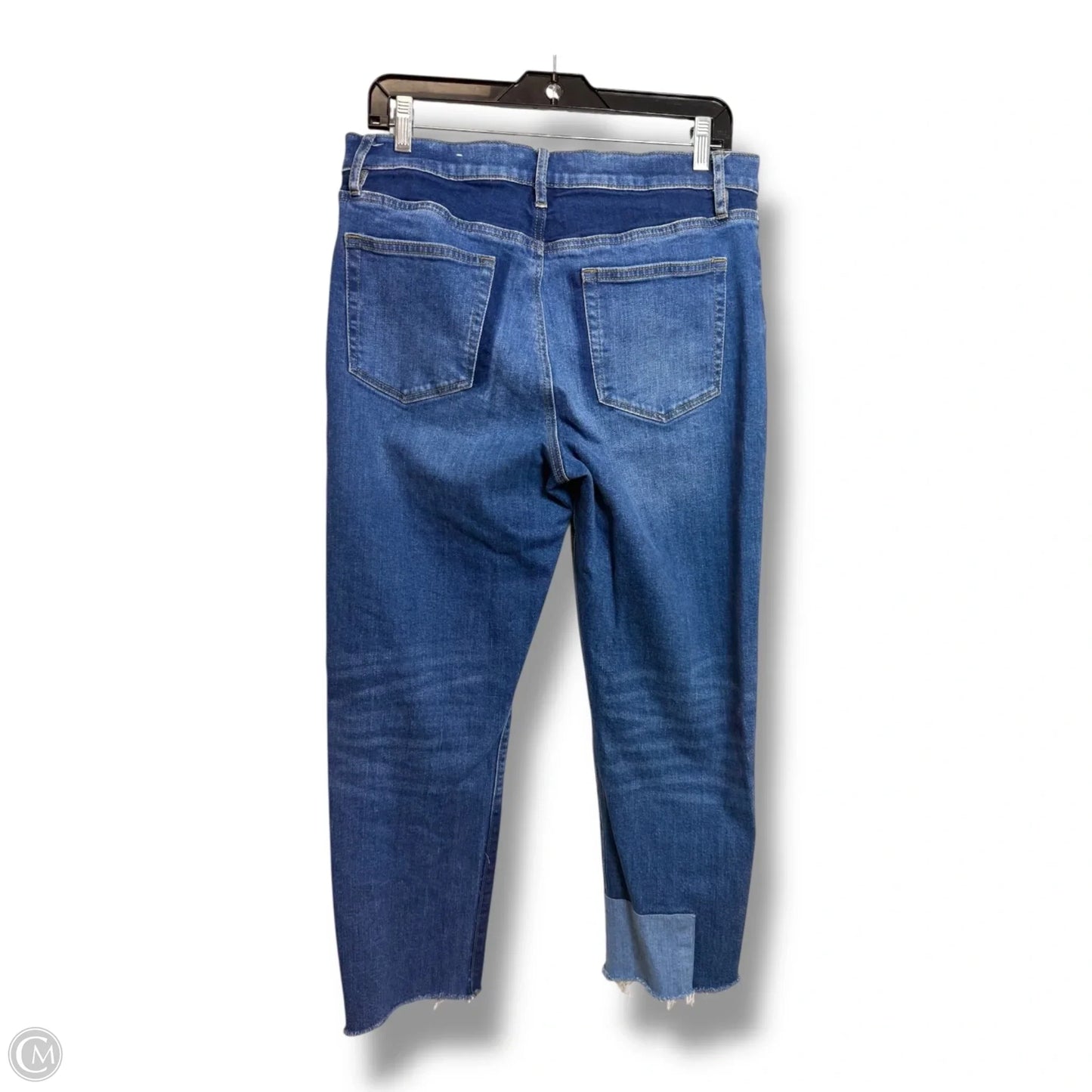 Jeans Cropped By Loft In Blue Denim, Size: 10